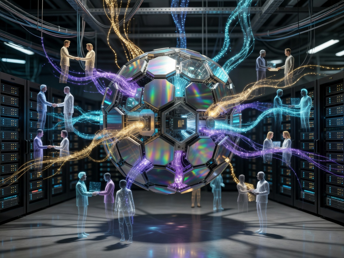 Artificial intelligence core node synthesizing human interaction