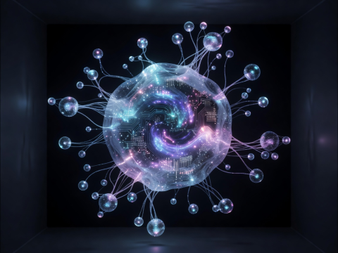 Artificial intelligence synthetic node representing autonomous avatar emotion logic